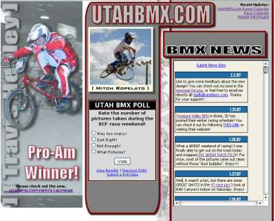 Late 2005 UtahBMX.com Design